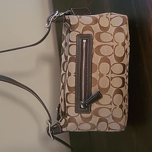 Authentic signature C coach purse.